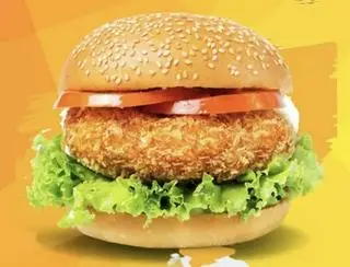 Hình ảnh Burger TÔM XÙ + Xúc Xích