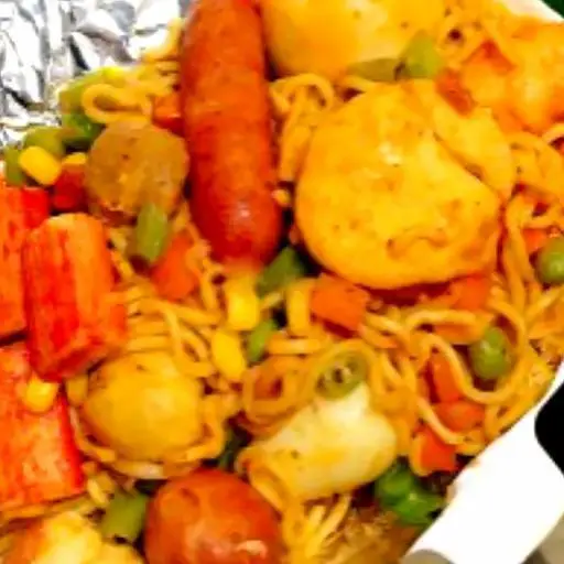 Hình ảnh Mì trộn sủi cảo - há cảo