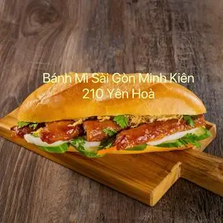 Hình ảnh Bánh mì 2 nem nướng