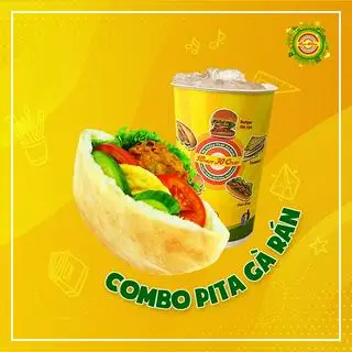 Hình ảnh Pita Gà Miếng + Thức Uống