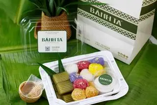 Hình ảnh Bánh Bò Mini Đa Sắc và Bánh Da Lợn (size L)