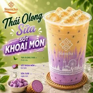 Hình ảnh Thái Olong Sữa Sốt Khoai Môn