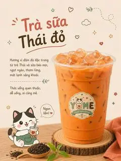Hình ảnh Trà sữa Thái đỏ