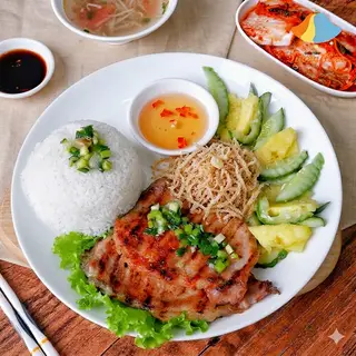 Hình ảnh Cơm tấm sườn bì