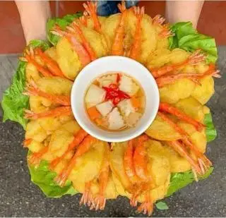 Hình ảnh bánh tôm hồ Tây 