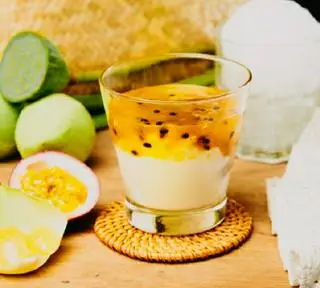 Hình ảnh Trà chanh dây sữa