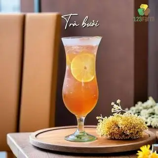 Hình ảnh trà bưởi Hồng mật ong 