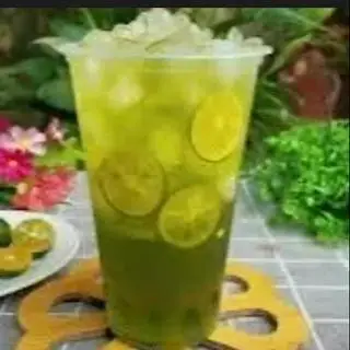 Hình ảnh trà tắc thái xanh