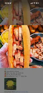 Hình ảnh Bánh mì heo quay