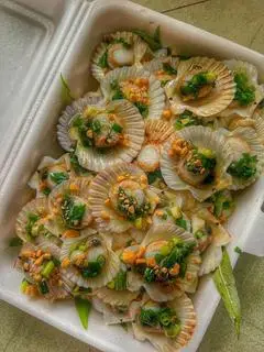 Hình ảnh sò điệp mỡ hành