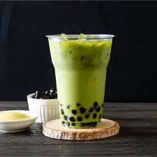 Hình ảnh Trà sữa Thái xanh (có trân châu đen)