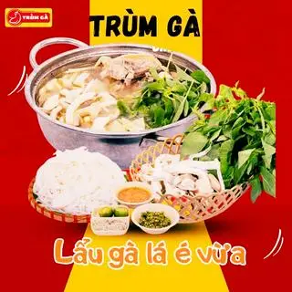 Hình ảnh Lẩu gà lá é vừa