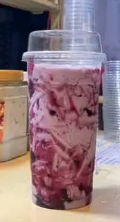 Hình ảnh sữa chưa lắc việt quất