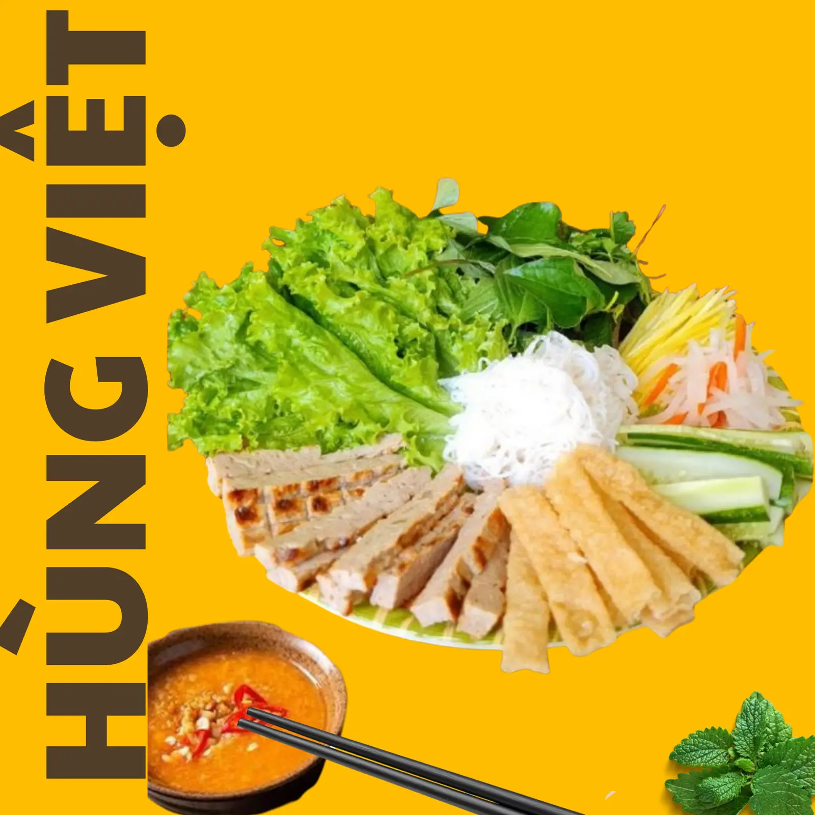 Hình ảnh Mẹt Nem Phên Nướng 2 Người Kèm Rau Rừng 