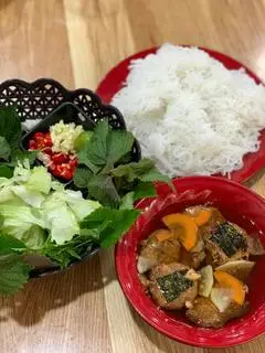 Hình ảnh Bún chả băm suất lớn