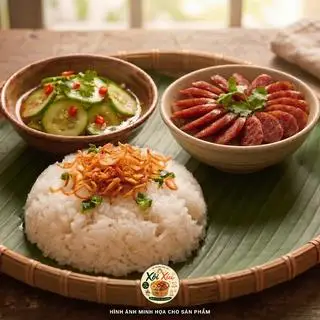 Hình ảnh Xôi Lạp Xưởng + Ruốc Truyền Thống