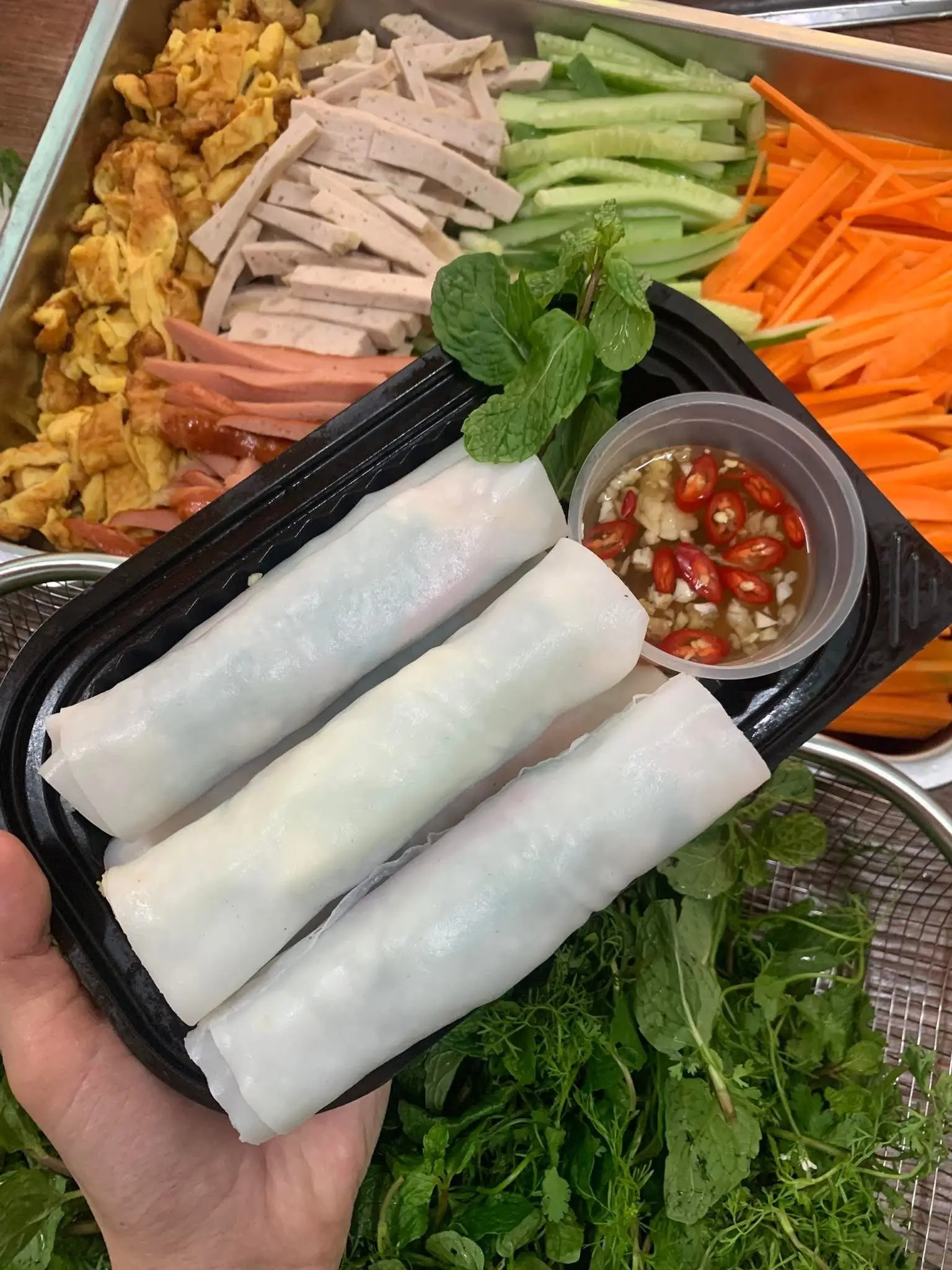 Hình ảnh Phở Cuốn Thịt Bò - 5 Cuốn