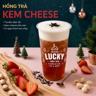 Hình ảnh Hồng trà kem cheese