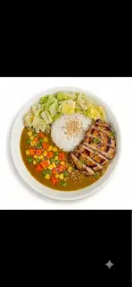 Hình ảnh Cơm Cà Ri Gà Áp Chảo