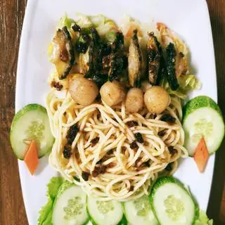 Hình ảnh Mì Xèo Bào Ngư Sò Điệp Sốt X.O