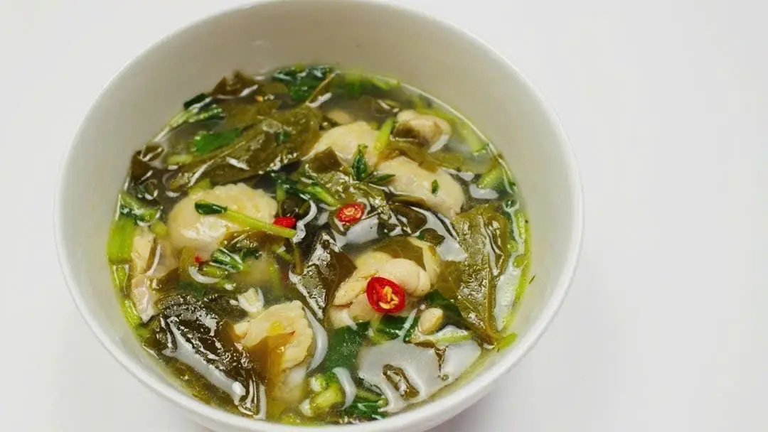 Hình ảnh  canh gà lá giang