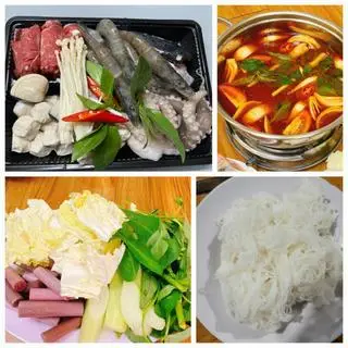 Hình ảnh Lẩu Hải Sản Vừa 2 3 Người Ăn