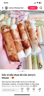 Hình ảnh 5 bịch sữa chua socola