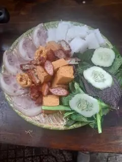 Hình ảnh bún đậu tá lả 