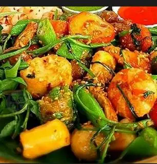 Hình ảnh Combo cá viên chiên mắm tỏi vừa(2-3 người)