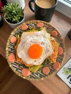 Hình ảnh Mì xào trứng
