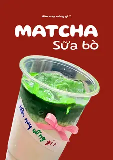 Hình ảnh Matcha sữa bò 