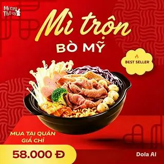 Hình ảnh Mì Trộn Bò Mỹ