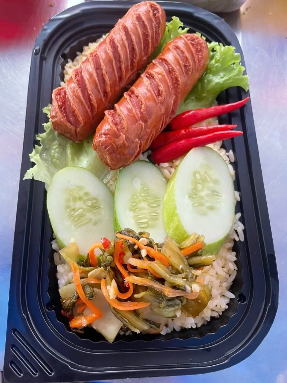 Hình ảnh Cơm chiên-Xúc xích (2cái)