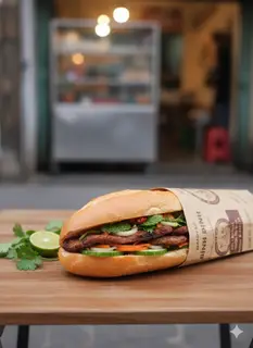 Hình ảnh Bánh mì thịt nướng