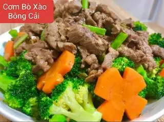 Hình ảnh Cơm Bò Xào Bông Cải 