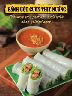 Hình ảnh Bánh ướt thịt nướng
