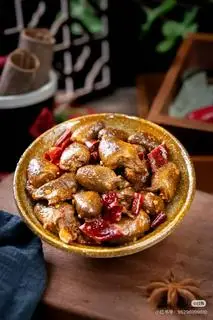 Hình ảnh Tim vịt tê cay - 麻辣鸭心