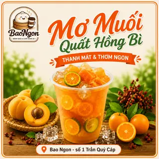 Hình ảnh Trà Nhài Mơ Muối Hồng Bì