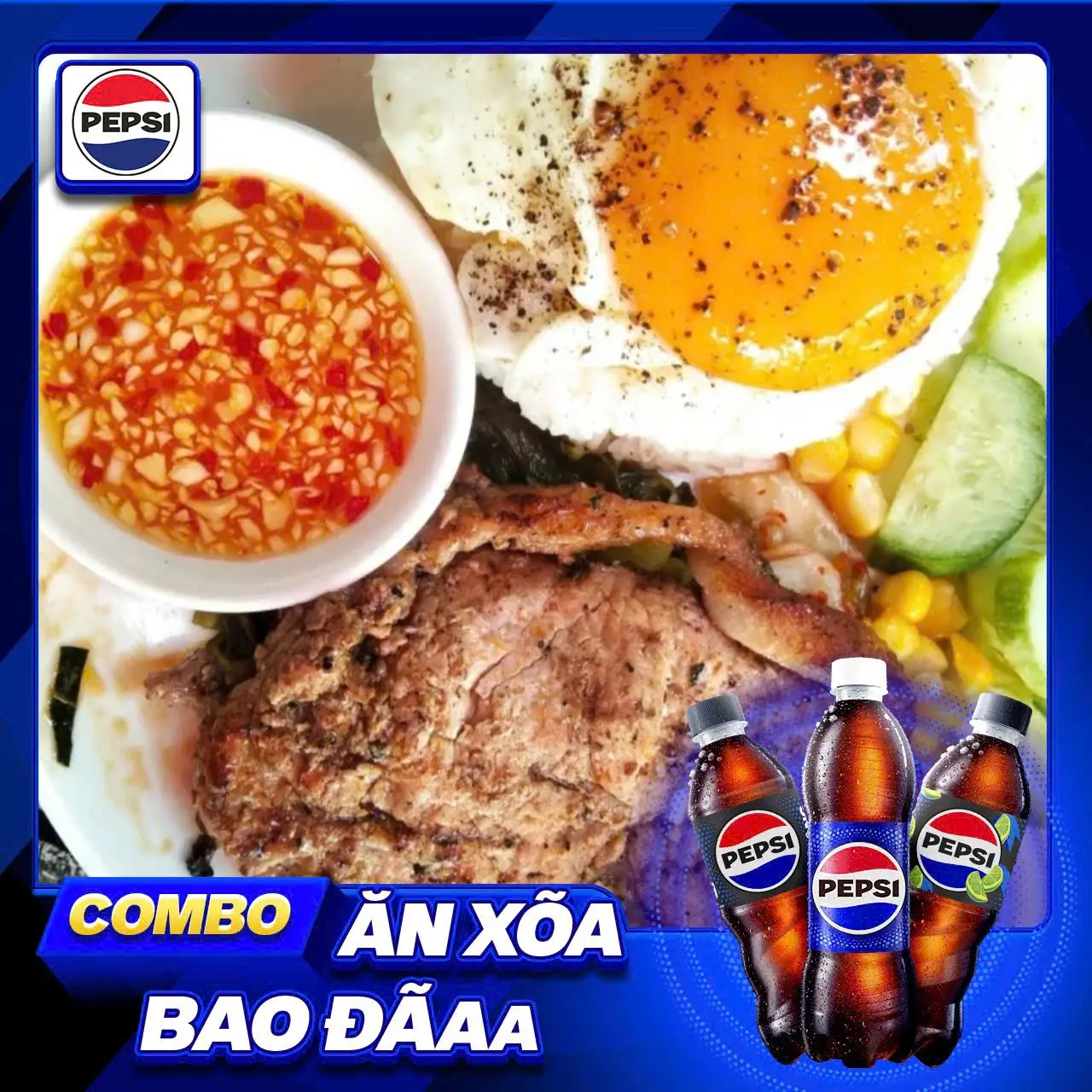 Hình ảnh [Deal Hot] Combo Cơm Sườn Nướng + pepsi