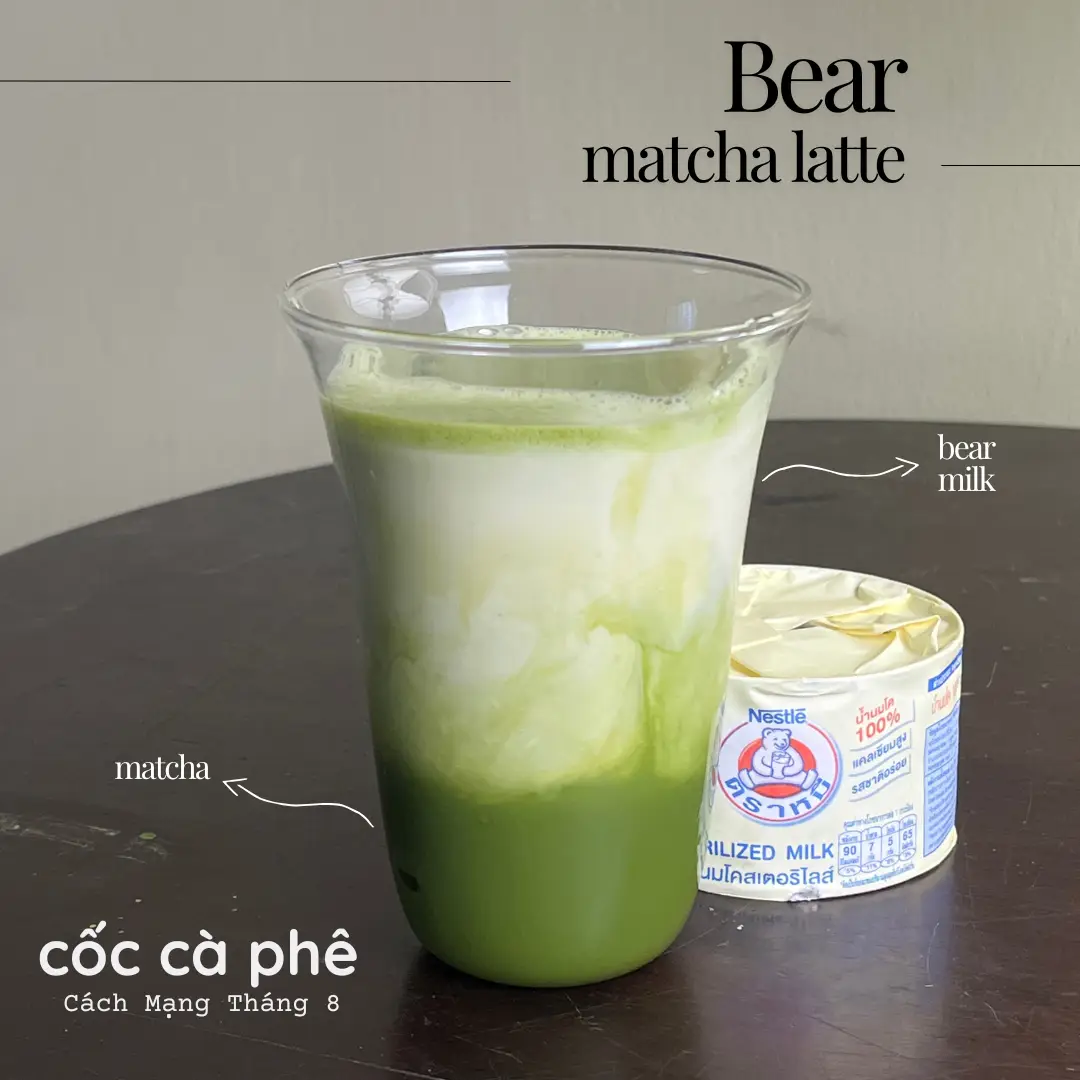 Hình ảnh Matcha sữa gấu	Thái