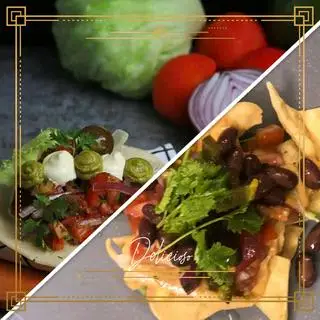 Hình ảnh 1 TACO BEEF CHILLI CORN CARNE + 1 NACHOS