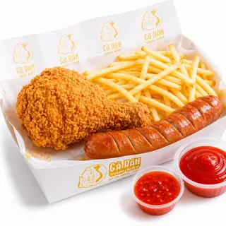 Hình ảnh Combo Đùi Gà + Khoai + Xúc Xích