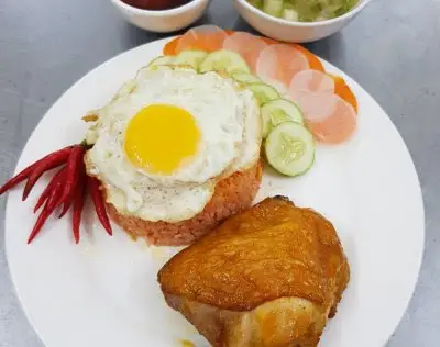 Hình ảnh Cơm Má Đùi Ốp La