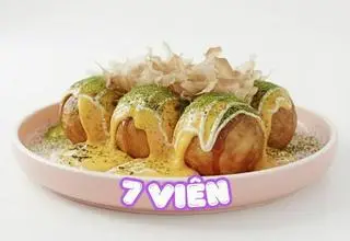 Hình ảnh 7 Viên Tako Xốt Phô mai Cay