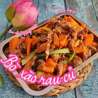 Hình ảnh Bò xào Rau củ 