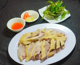 Hình ảnh Nửa con vịt chặt kèm cháo - gỏi