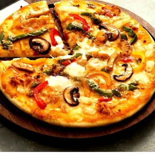 Hình ảnh Pizza gà nấm