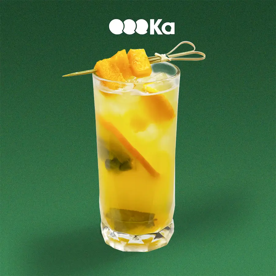 Hình ảnh Trà Olong Cam Xoài