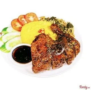 Hình ảnh Cơm Gà Sốt Tiêu Đen (size lớn)