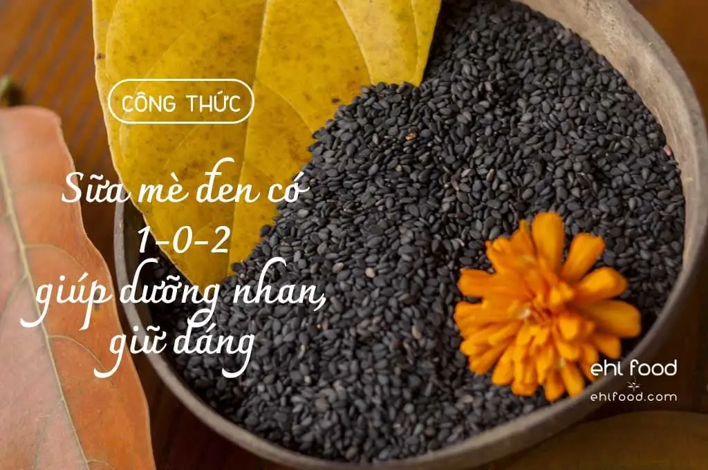 Hình ảnh Sữa hạt mè đen - chai